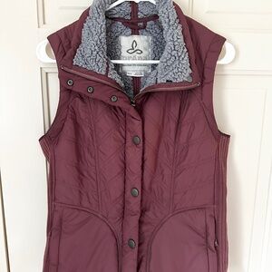 PrAna Sherpa Lined Vest size medium